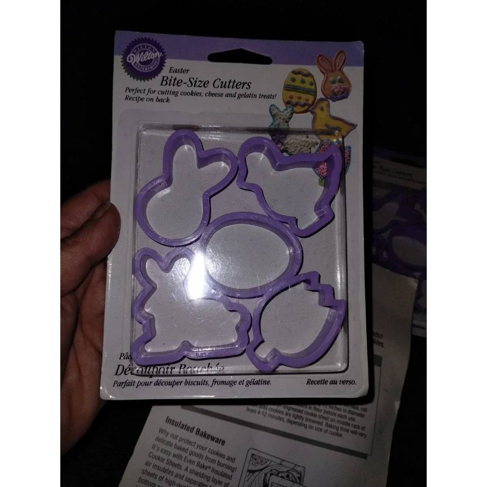 Vintage Wilton Cookie Cutters Easter Nesting Bunnies And Easter Bites 3 Packages